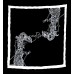 Wayang Kulit Square Scarf (Black)