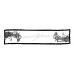 Wayang Kulit Long Scarf (White)